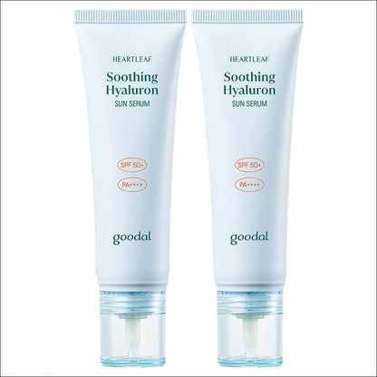 [Goodal] Houttuynia Cordata Calming Hyaluron Sun Serum SPF50+ PA++++ Duo Set - 50ml x 2 (1+1 Pack) | Olive's K-beauty