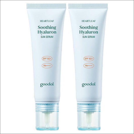 [Goodal] Houttuynia Cordata Calming Hyaluron Sun Serum SPF50+ PA++++ Duo Set - 50ml x 2 (1+1 Pack) | Olive's K-beauty