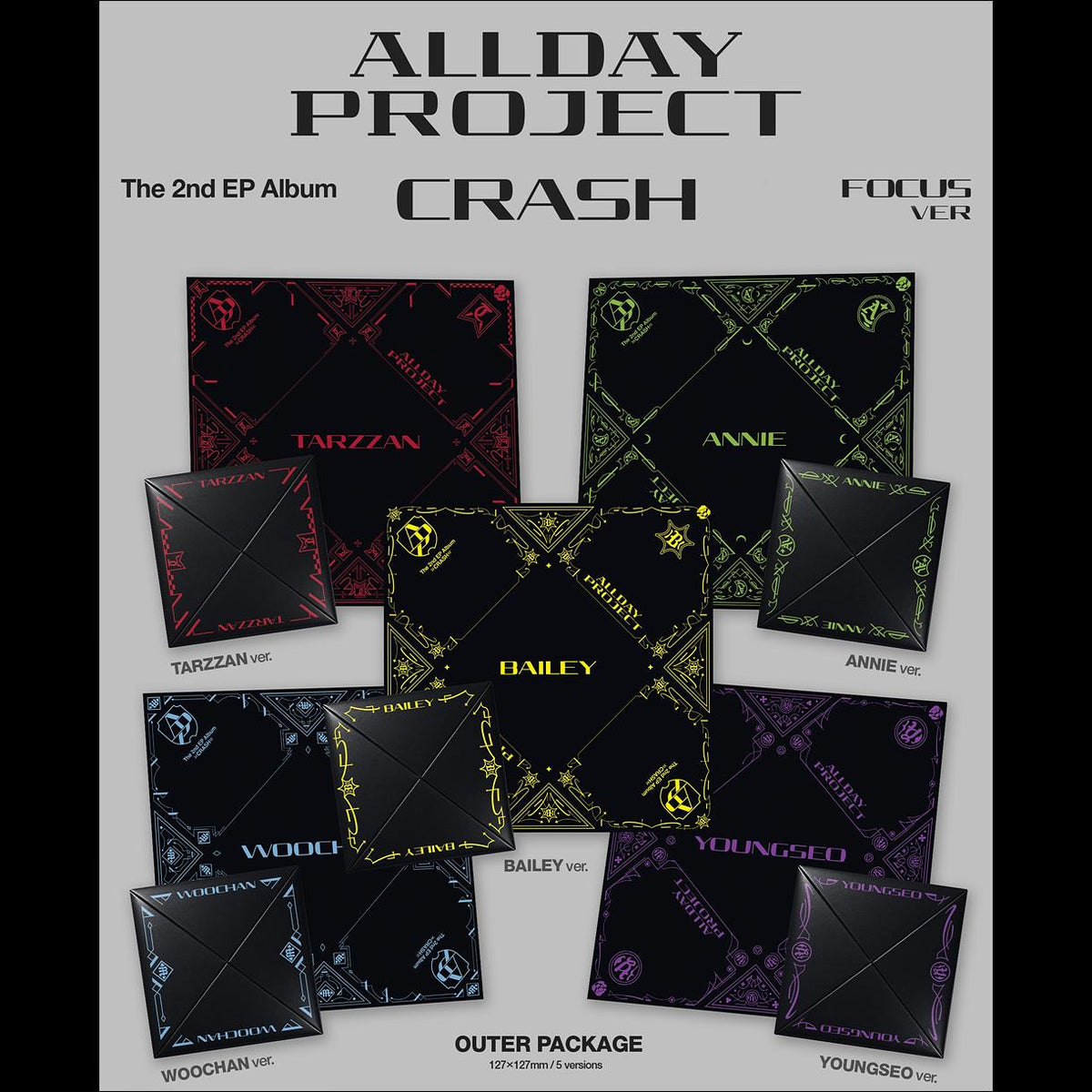 [Pre-order] ALLDAY PROJECT - The 2nd EP Album [CRASH] (FOCUS ver.) + Free Gift