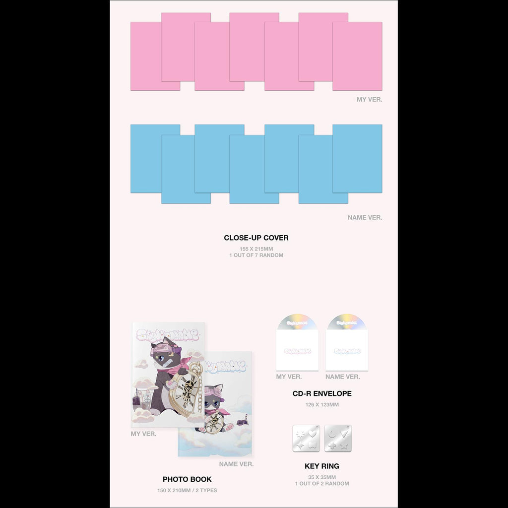 SAY MY NAME [My Name Is...] 2nd EP Album (NAME VER., MY VER.)