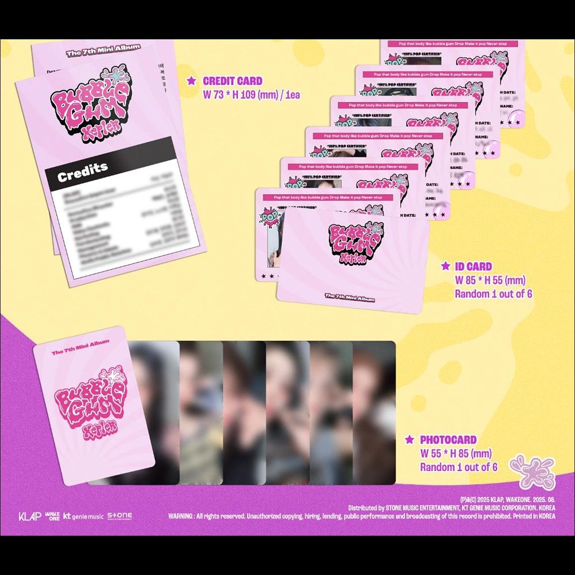 Kep1er [BUBBLE GUM] KiT ver. / The 7th Mini Album