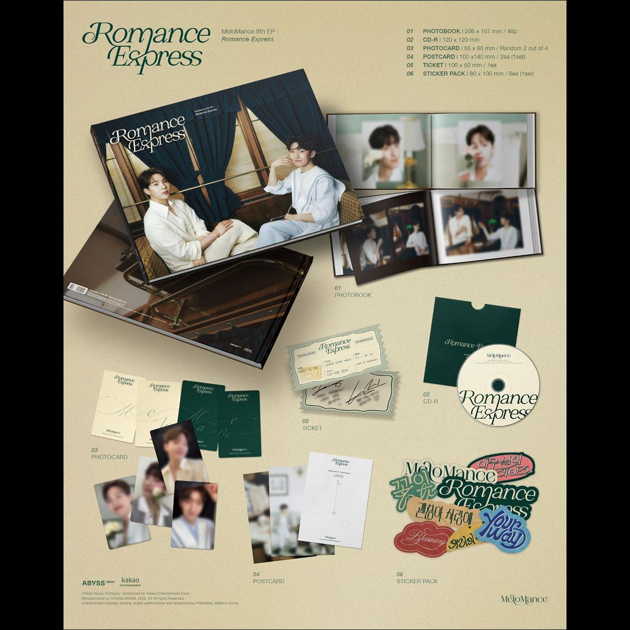MeloMance - Romance Express / 8th Mini Album