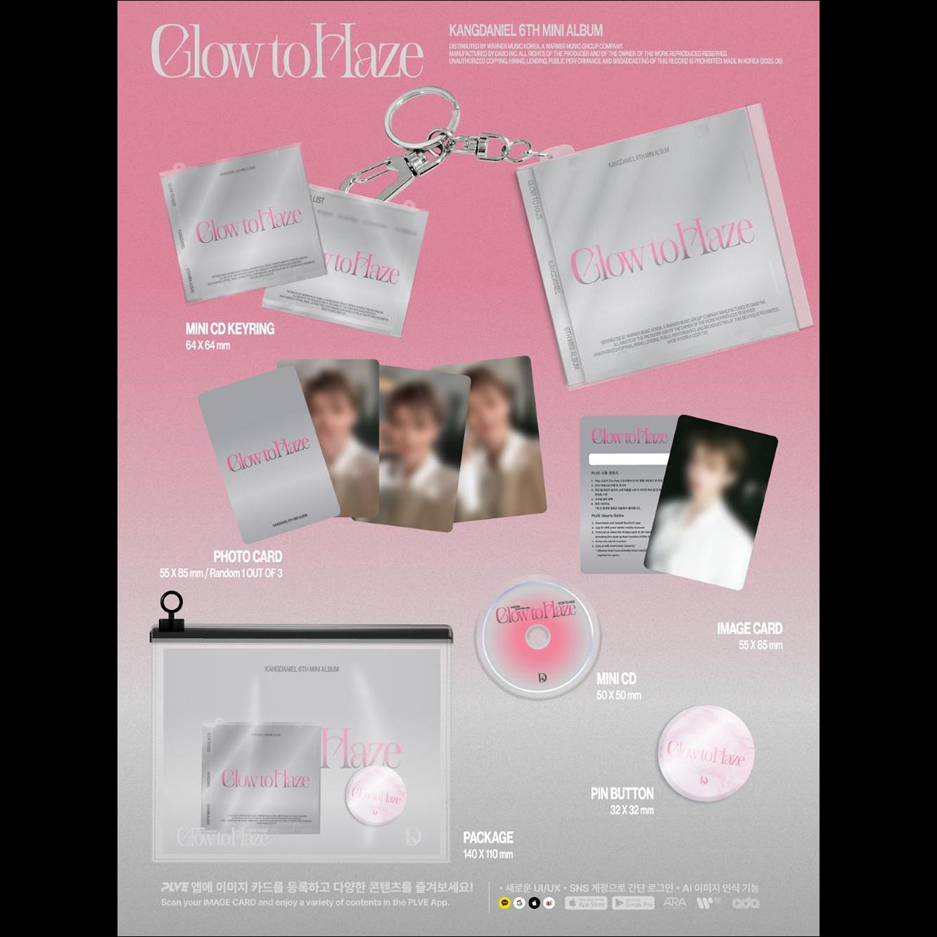 KANG DANIEL Glow to Haze PVC Pouch Ver.