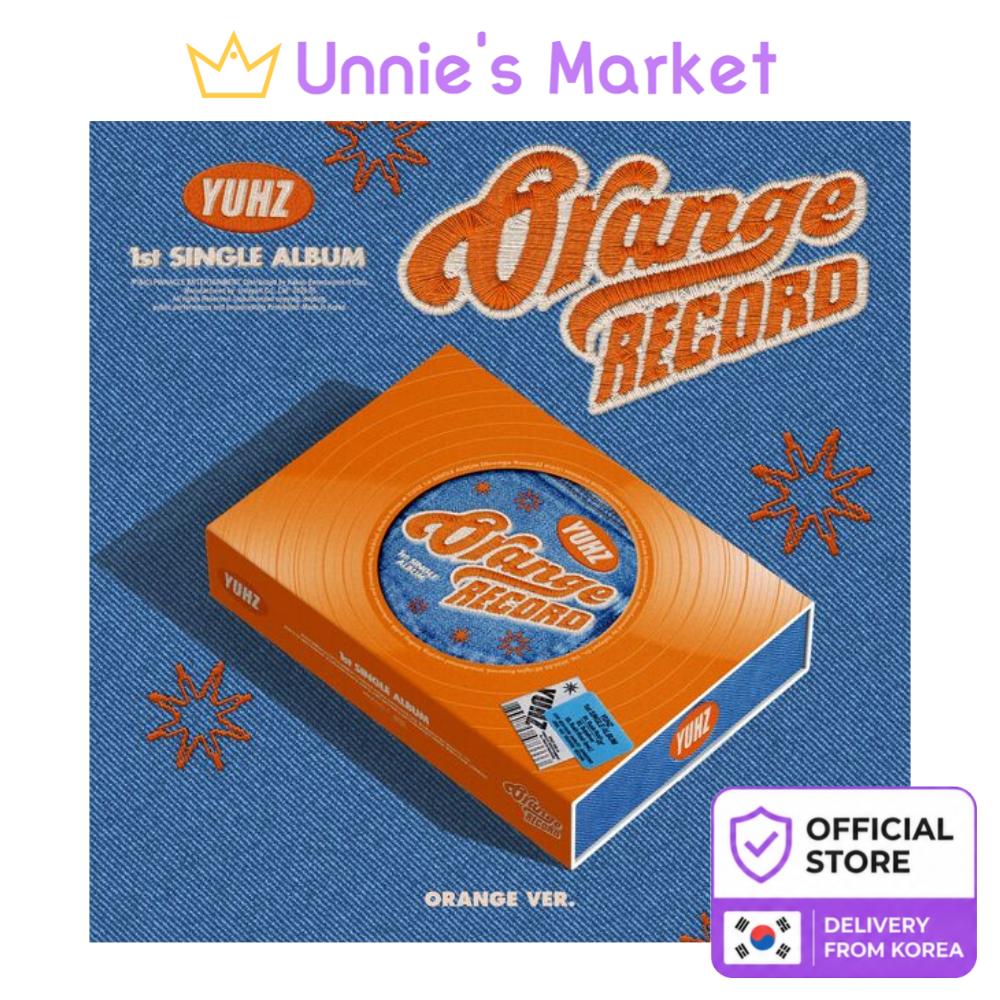 YUHZ 1st Single Album [Orange Record] Orange ver. + Free Gift