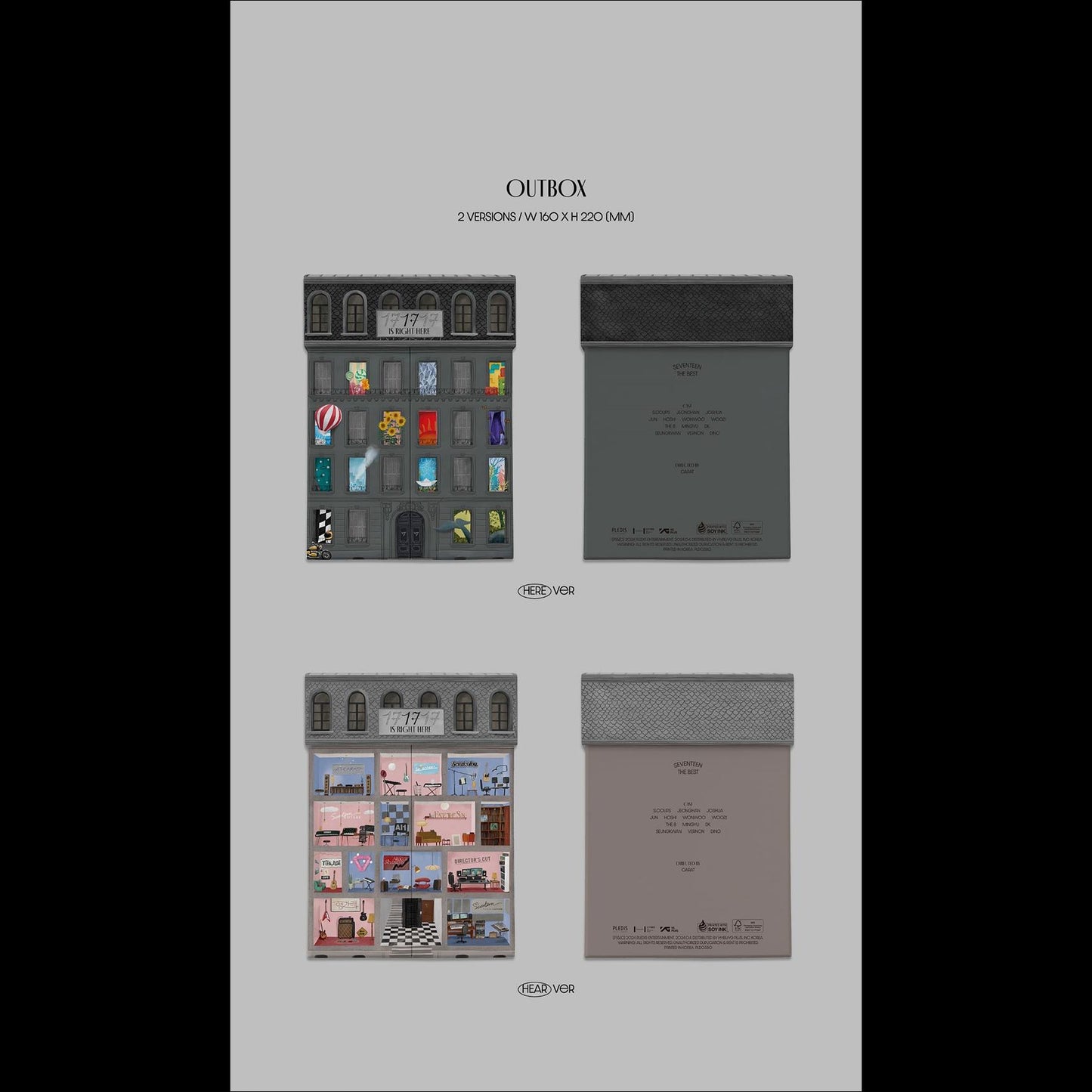 [SET] SEVENTEEN Best Album 17 IS RIGHT HERE