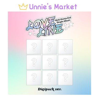 NiziU - LOVE LINE Digipack ver. / Korea 2nd Single Album