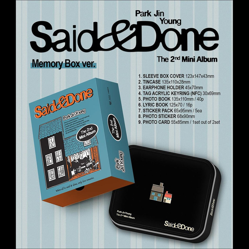Park Jin Young (GOT7) [Said & Done] 2nd Mini Album (Memory Box ver.) + Free Gift