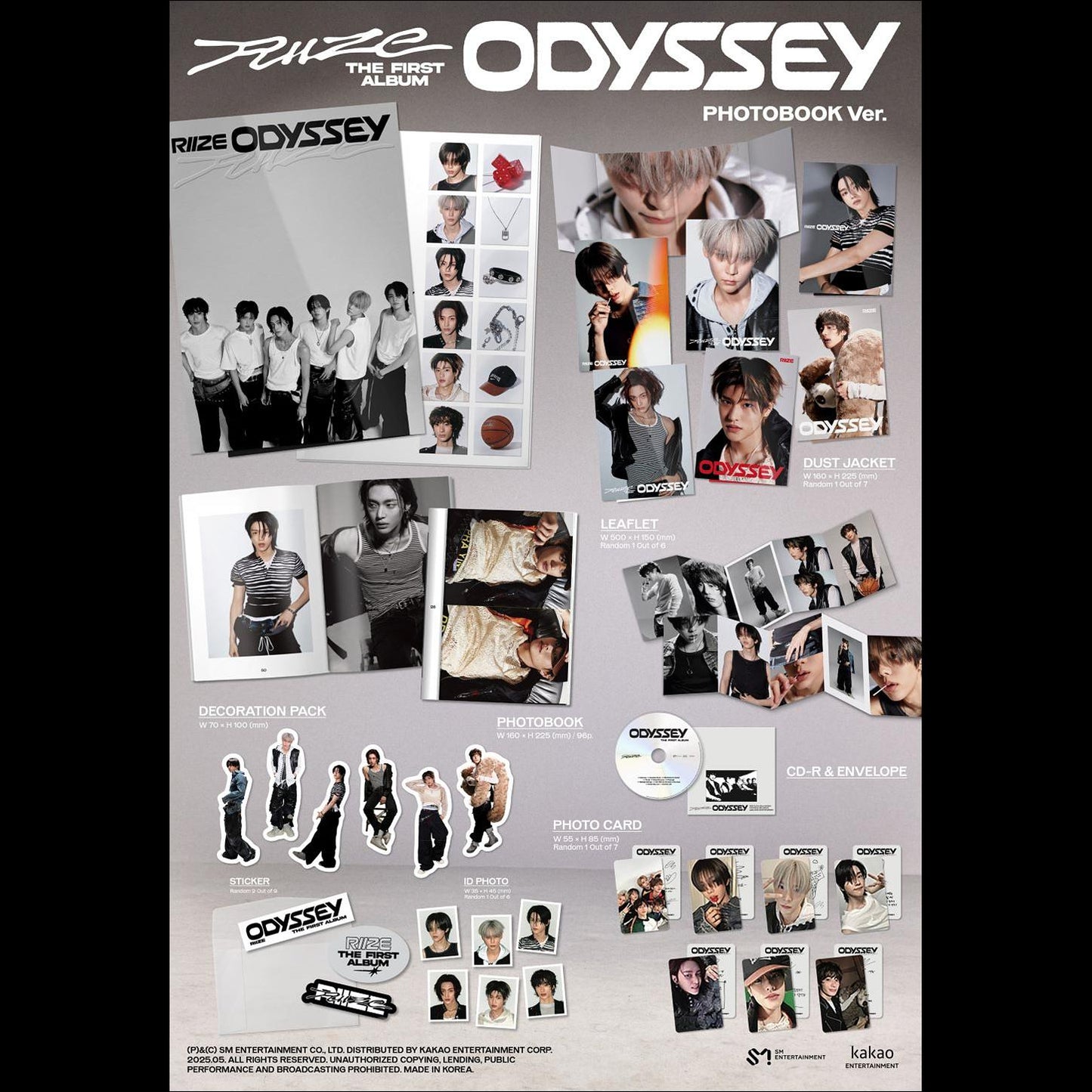 RIIZE - ODYSSEY PHOTOBOOK Ver. Album