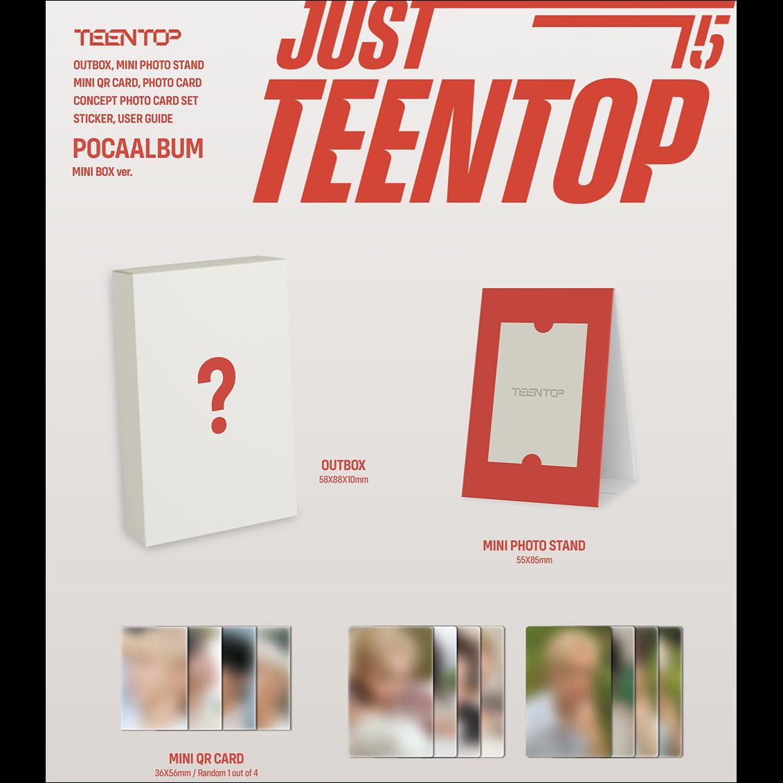TEENTOP - Just 15, Just Teen Top MINI BOX ver. (POCA ALBUM)