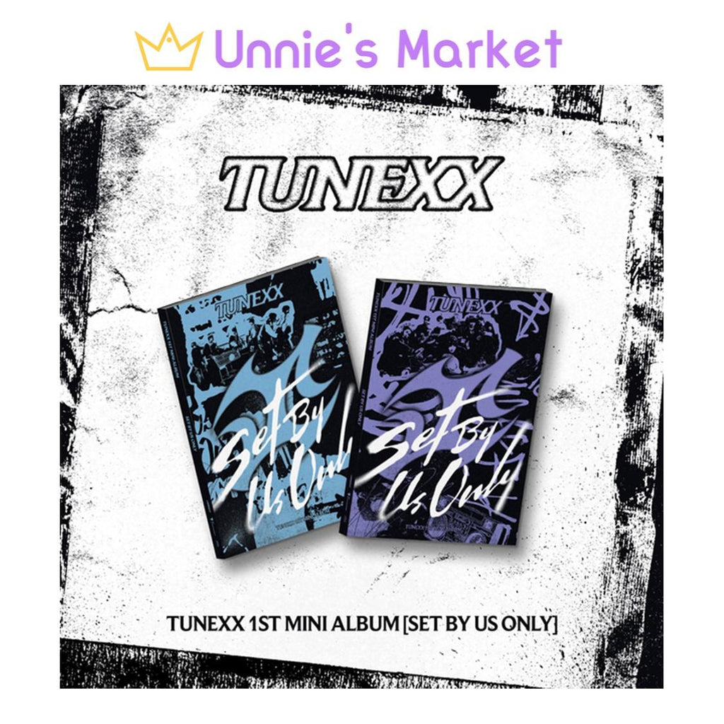 TUNEXX [SET BY US ONLY] 1st Mini Album (UNSET ver. / US ONLY ver.) + Free Gift