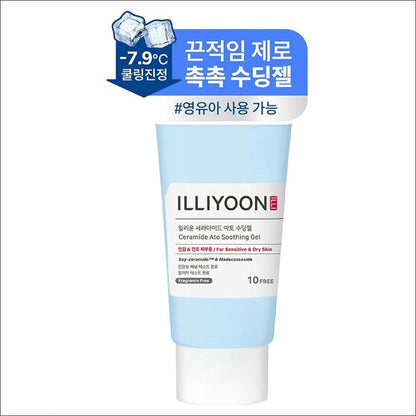 [Illiyoon] Ceramide Ato Soothing Gel 175ml - Fragrance-Free, Intensive Hydration for Sensitive & Dry Skin, Vegan Barrier Care, K-Beauty