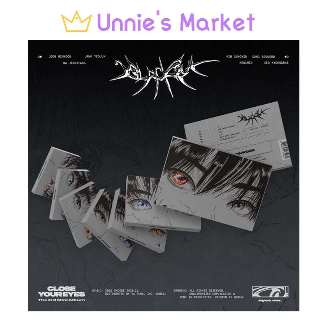 CLOSE YOUR EYES [blackout] (eyes ver.) / The 3rd Mini Album + Free Gift