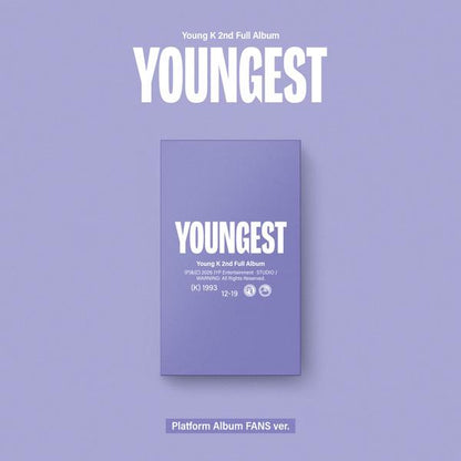 [Pre-order] Young K (DAY6) YOUNGEST Platform Album FANS ver. 2nf Full Album + Free Gift