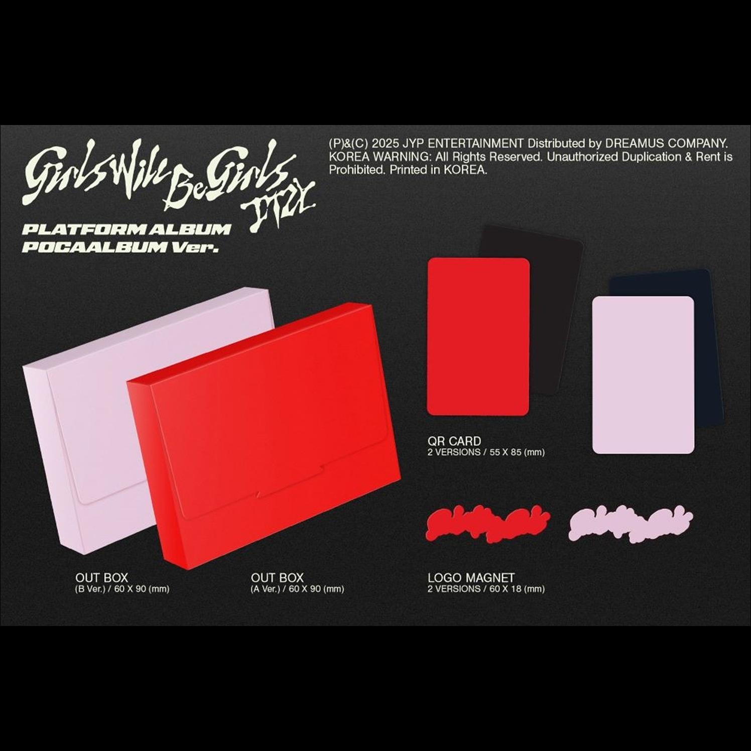 ITZY [Girls Will Be Girls] POCA ALBUM