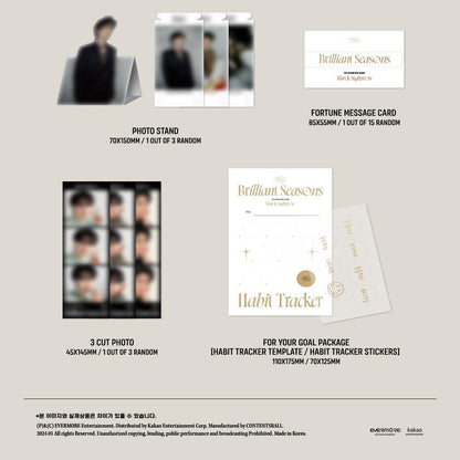 KIM JONGHYEON (NU'EST) - Brilliant Seasons / 2nd Mini Album