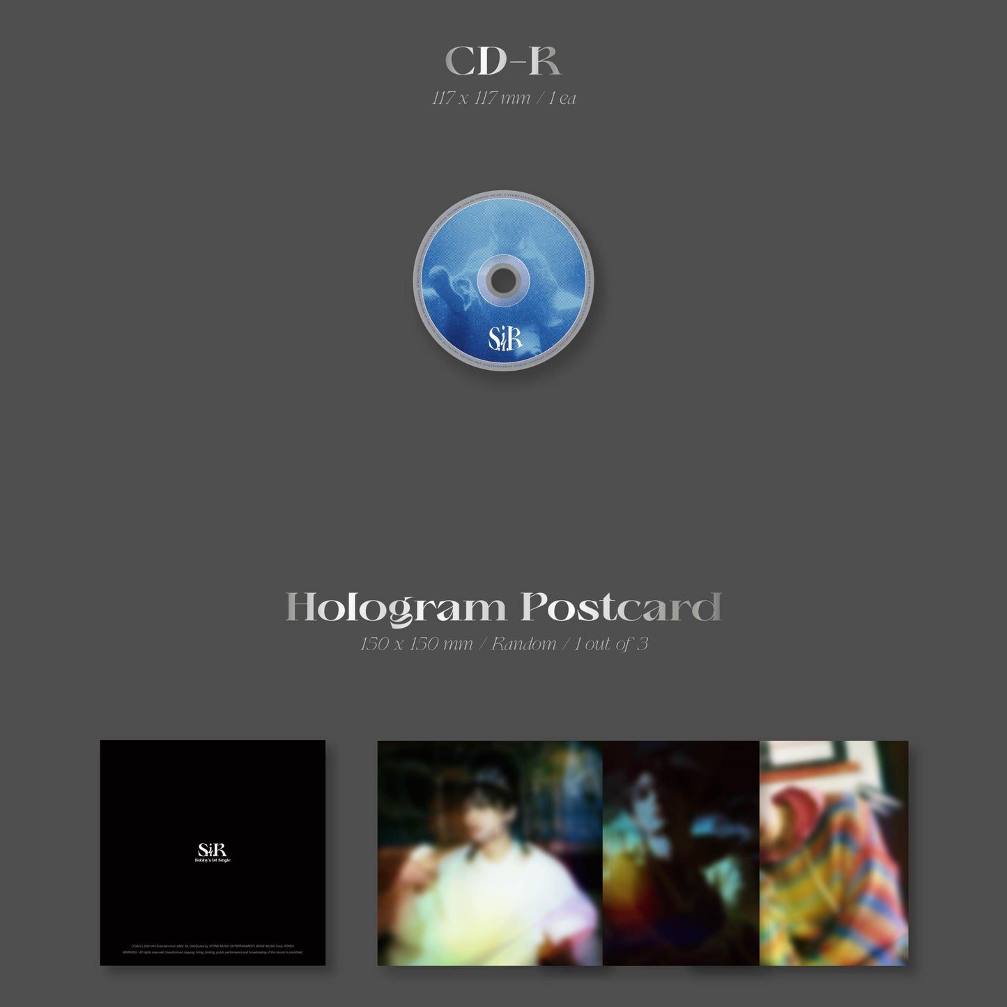 BOBBY (iKON) - S.I.R 1st Solo Single Album