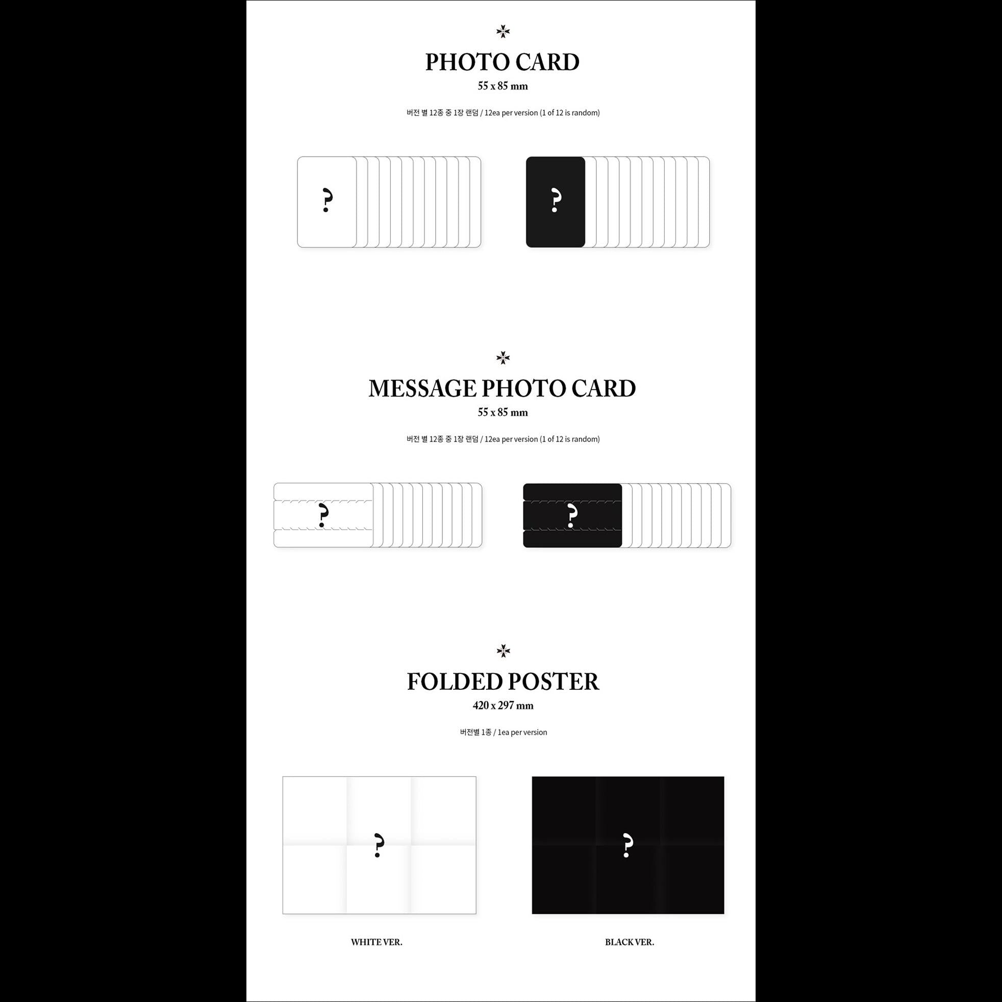 WOODZ [ONLY LOVERS LEFT] 3rd Mini Album(WHITE ver. / Black ver.)