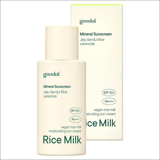 [Goodal] Vegan Rice Milk Moisturizing Sun Cream SPF50+ PA++++ - Gentle Hydration & Strong UV Protection, 50ml | Olive's K-beauty