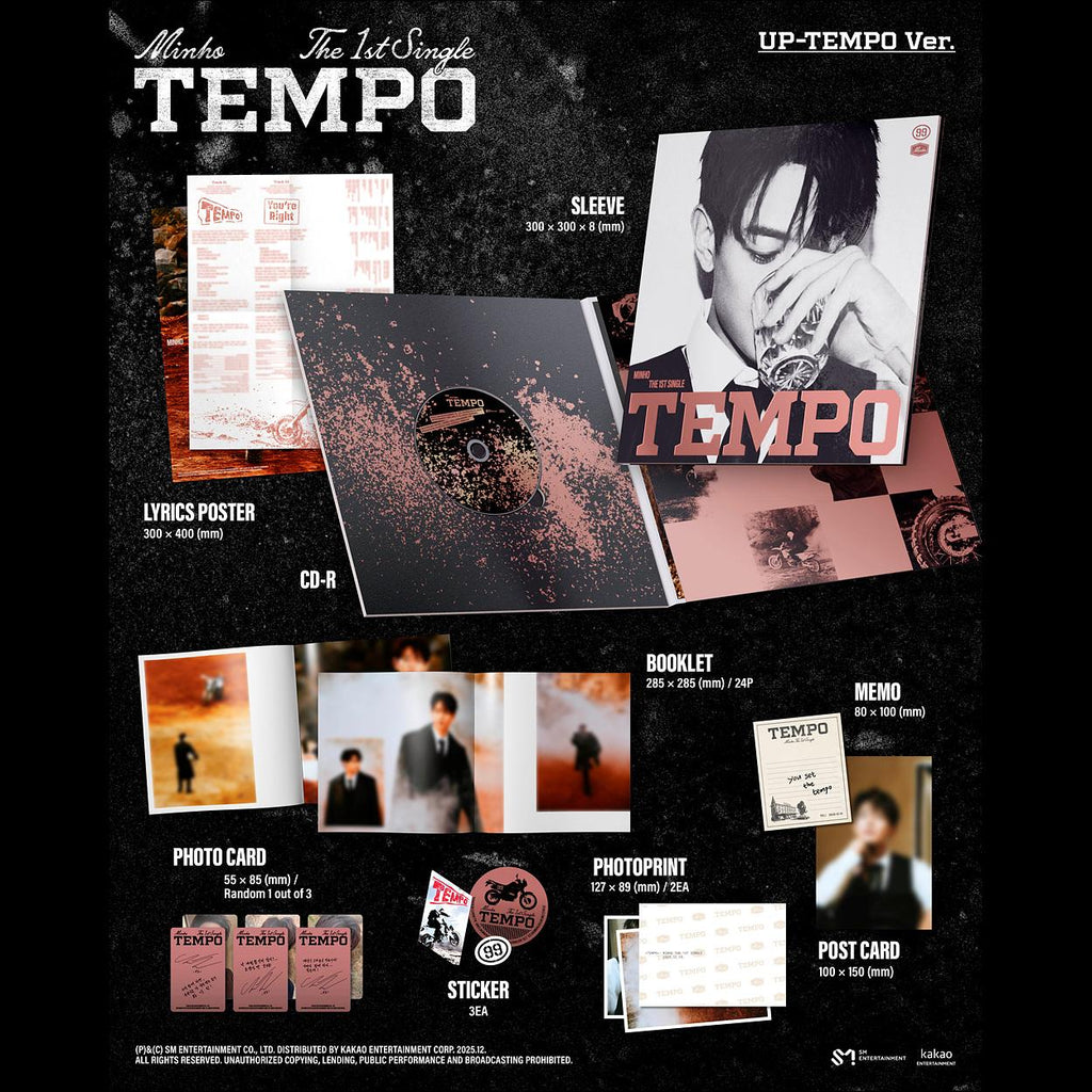 MINHO (SHINee) [TEMPO] 1st Stingle Album + Free Gift