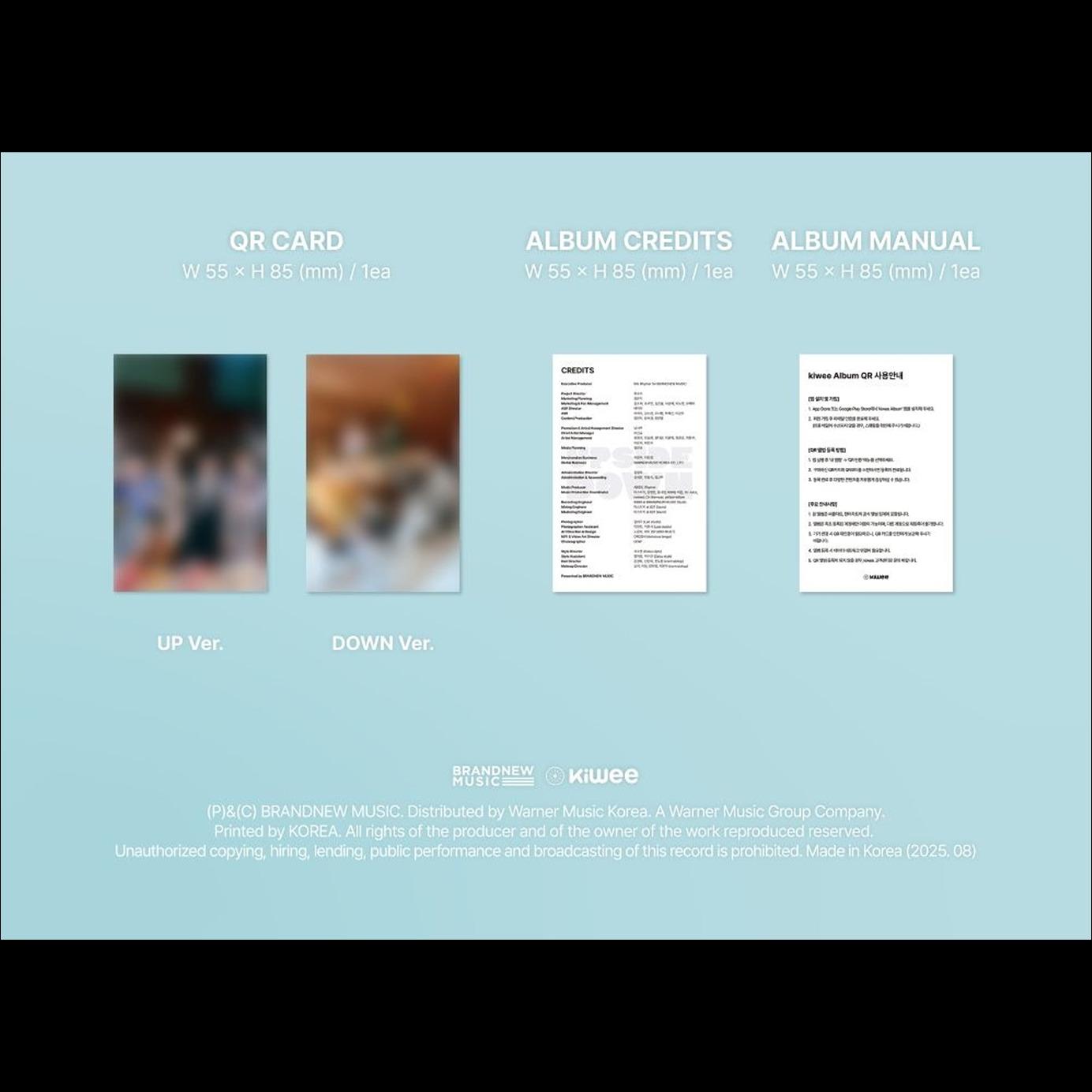 AB6IX [UPSIDE DOWN] kiwee Album Ver.10th EP Album