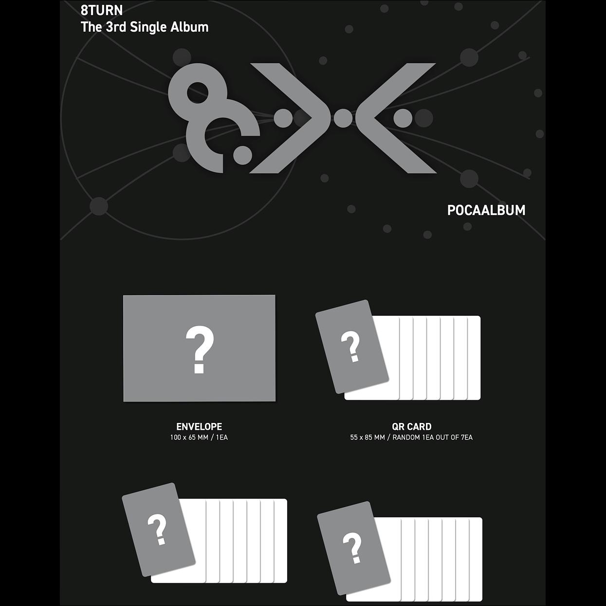 [Pre-order] 8TURN [8.X] POCAALBUM / The 3rd Single Album + Free Gift