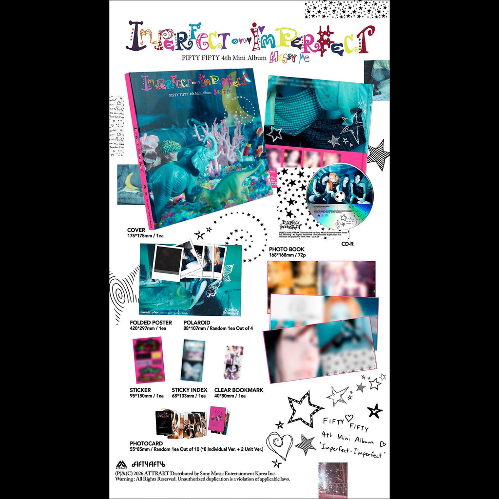 FIFTY FIFTY [Imperfect-Imperfect] 4th Mini Album + Free Gift
