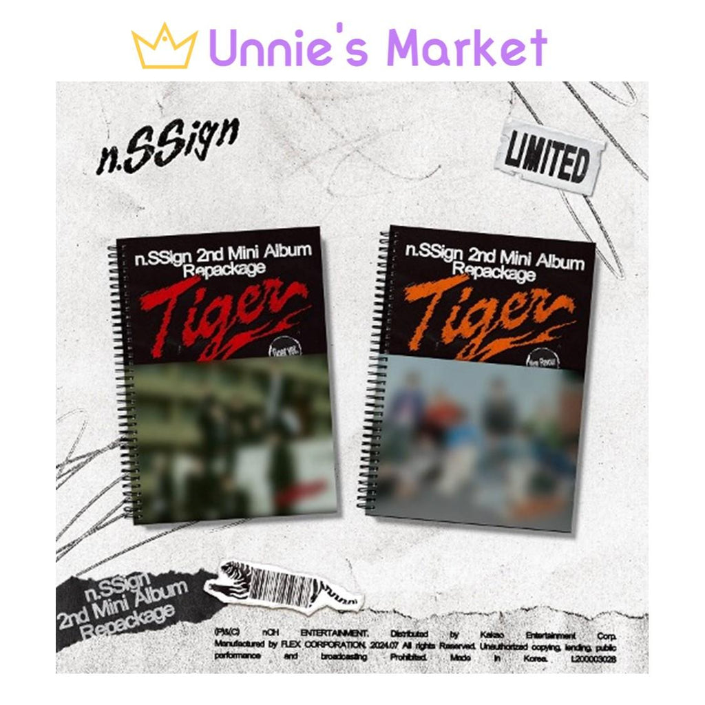 n.SSign ‘Tiger’ (Tiger ver. / New Flavour ver.) / 2nd Mini Album Repackage + Free Gift