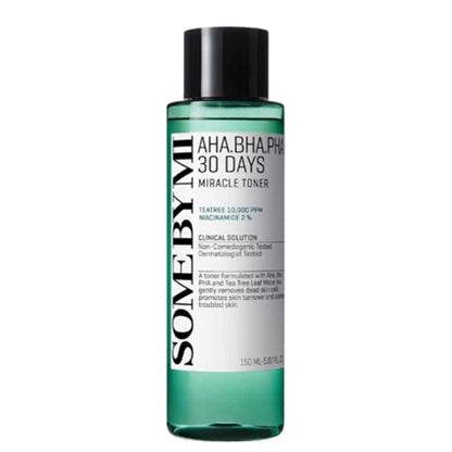 [SOME BY MI] AHA BHA PHA 30 Days Miracle Toner - Pore Care & Skin Soothing, 150ml | Olive's K-beauty
