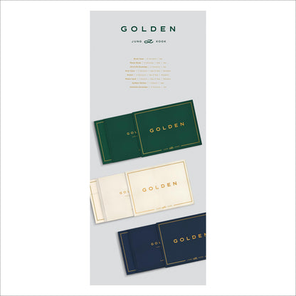 JUNGKOOK(BTS) GOLDEN SET + Weverse Albums Ver.