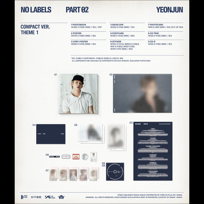 YEONJUN (TOMORROW X TOGETHER) [NO LABELS: PART 02] Compact Ver. + Free Gift