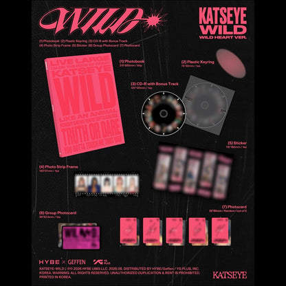 KATSEYE [WILD] (International Retailer Exclusive) + Free Gift