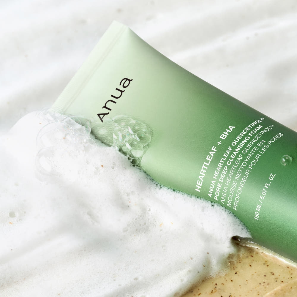 [Anua] Heartleaf Pore Control Cleansing Oil & Quercetinol Cleansing Foam Set | Double Cleansing Method for Blackheads, K-Beauty