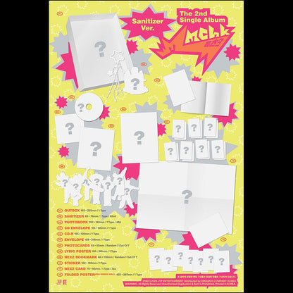 NEXZ [Mmchk] 2nd Single Album (Sanitizer ver.) + Free Gift