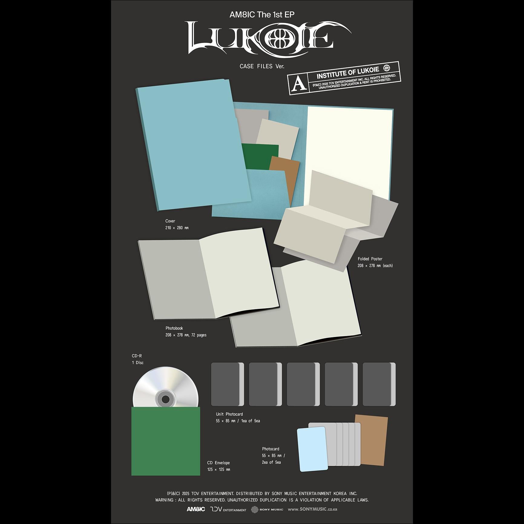 AM8IC - LUKOIE (CASE FILES Ver.) + Free Gift
