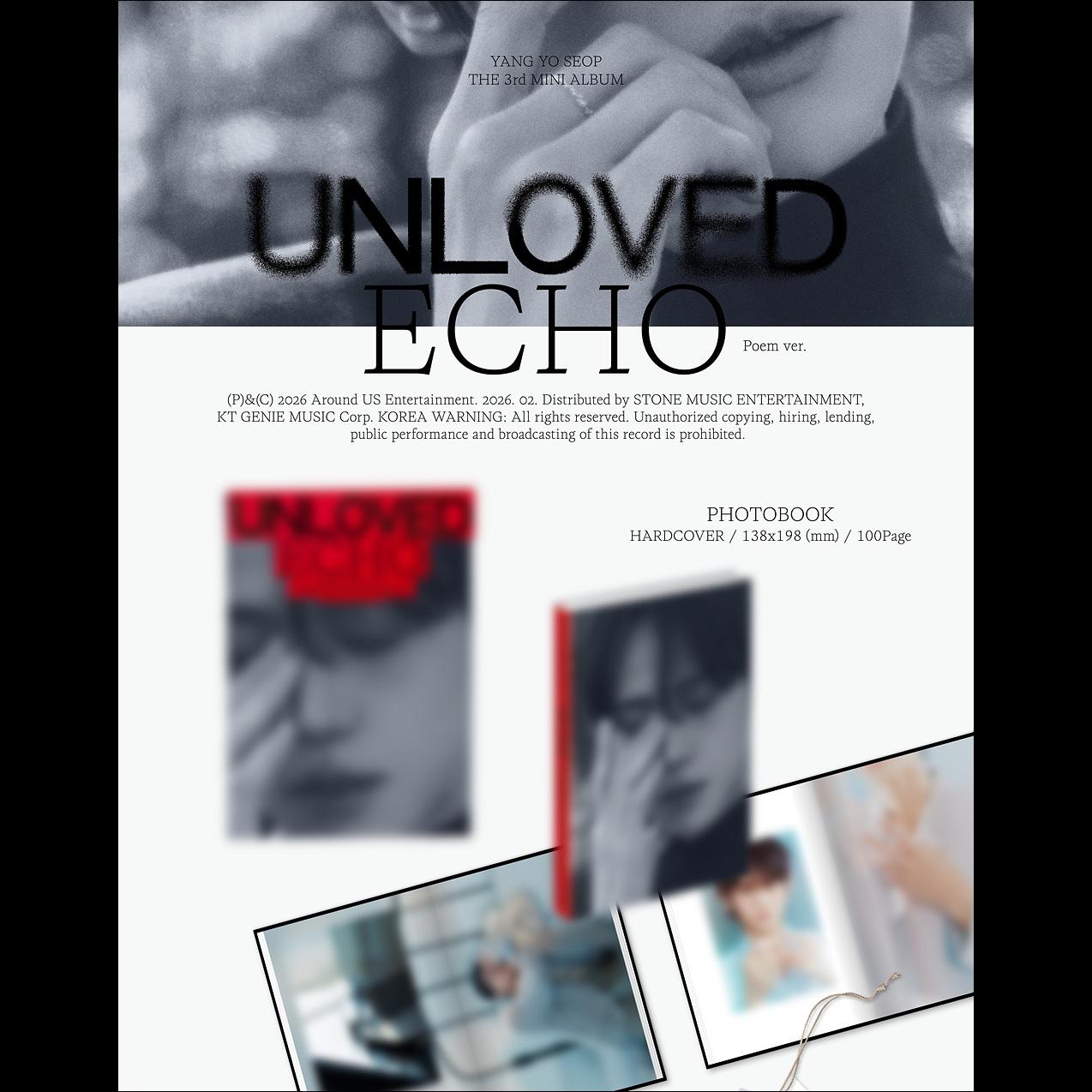 YANG YO SEOP (HIGHLIGHT) Unloved Echo (Poem ver. / Cinema ver.)
