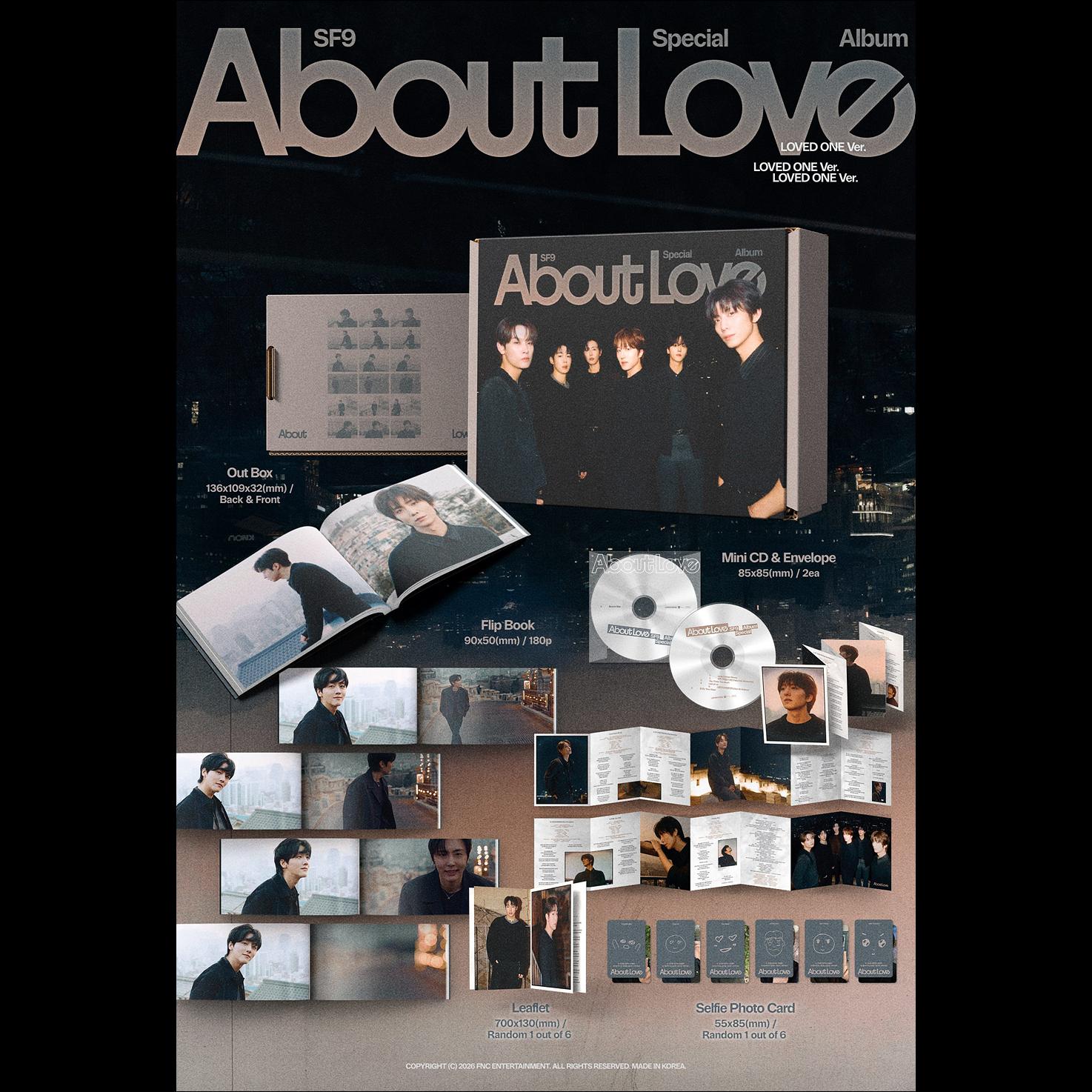 SF9 Special Album [About Love] ] (LOVED ONE Ver.) + Free Gift