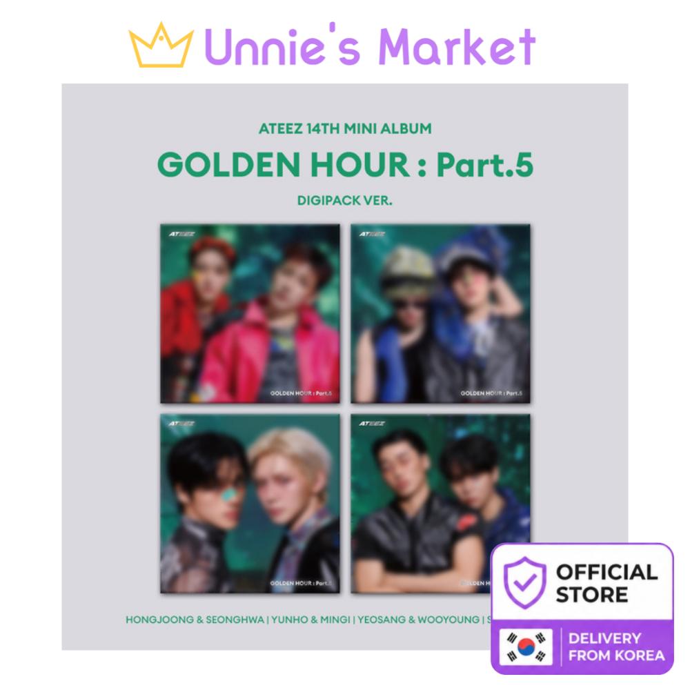[Pre-order] ATEEZ [GOLDEN HOUR : Part.5] Digipack Unit ver. 14th Mini Album + Free Gift