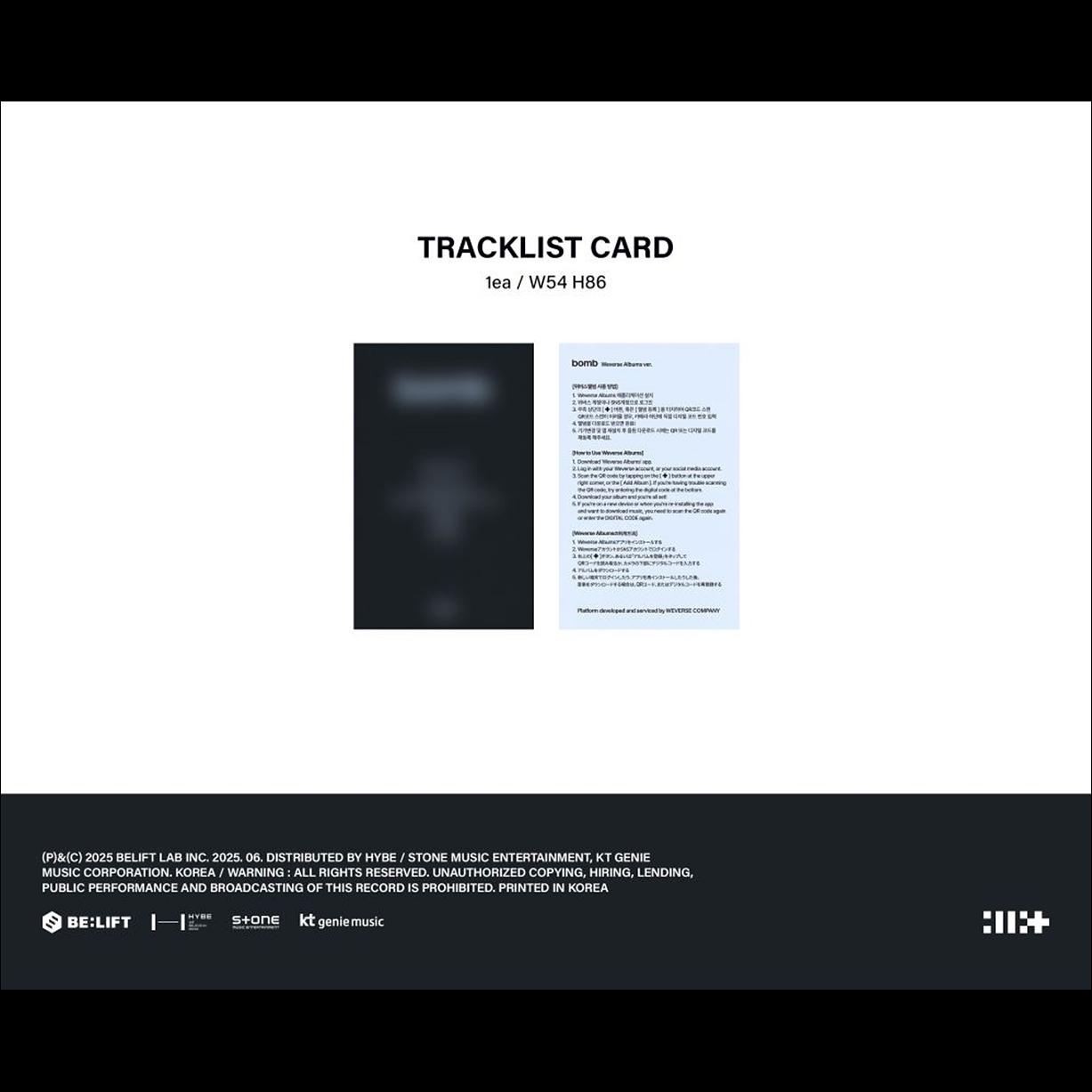 ILLIT BOMB 3rd Mini Album (Weverse Albums ver.)