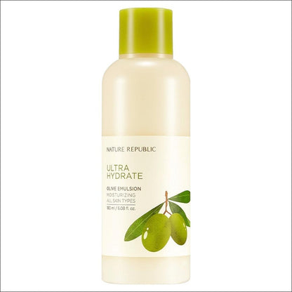 Nature Republic Super Aqua Max Fresh Olive Emulsion 180ml – Deep Moisture Emulsion