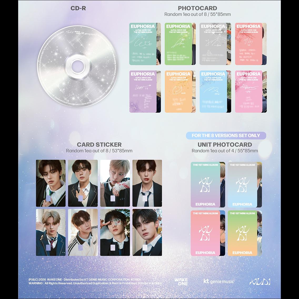ALPHA DRIVE ONE [EUPHORIA] JEWEL CASE ver.