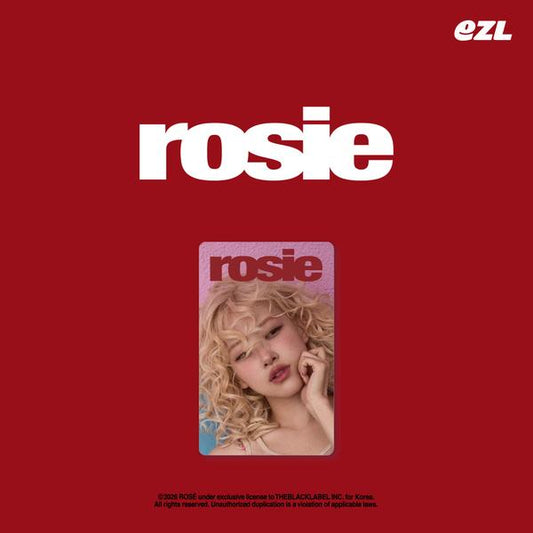 [Pre-order] ROSE [rosie (ROSÉ-A/B)] EZL Transportation Photo Card + Free Gift