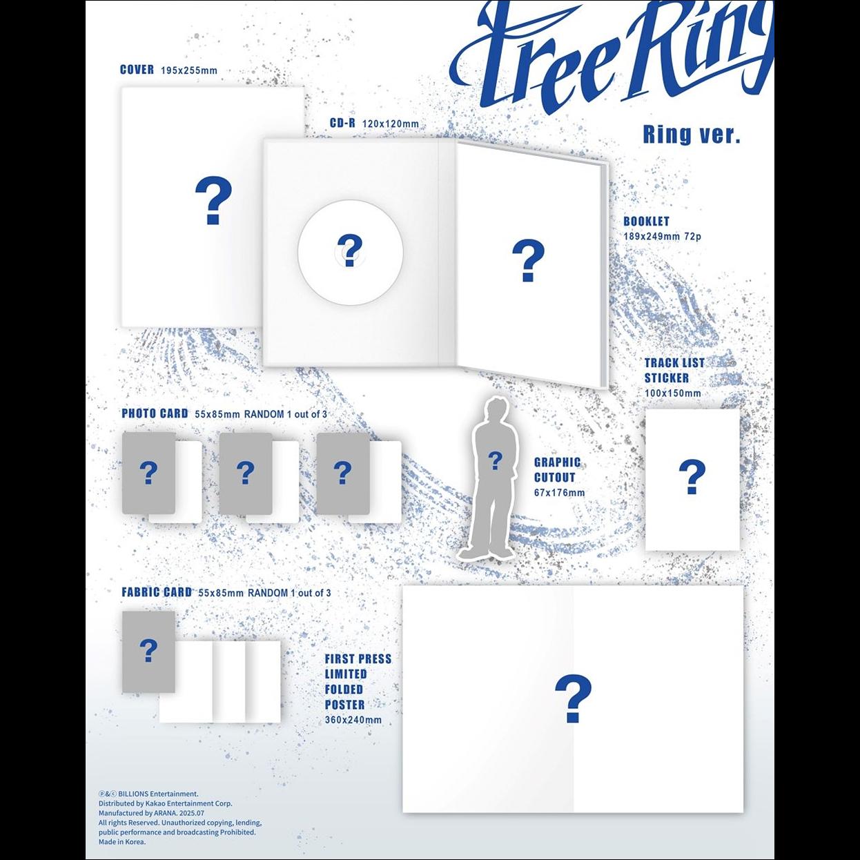 NAM WOO HYUN (INFINITE) - Tree Ring 5th Mini Album (Tree ver. / Ring ver.)