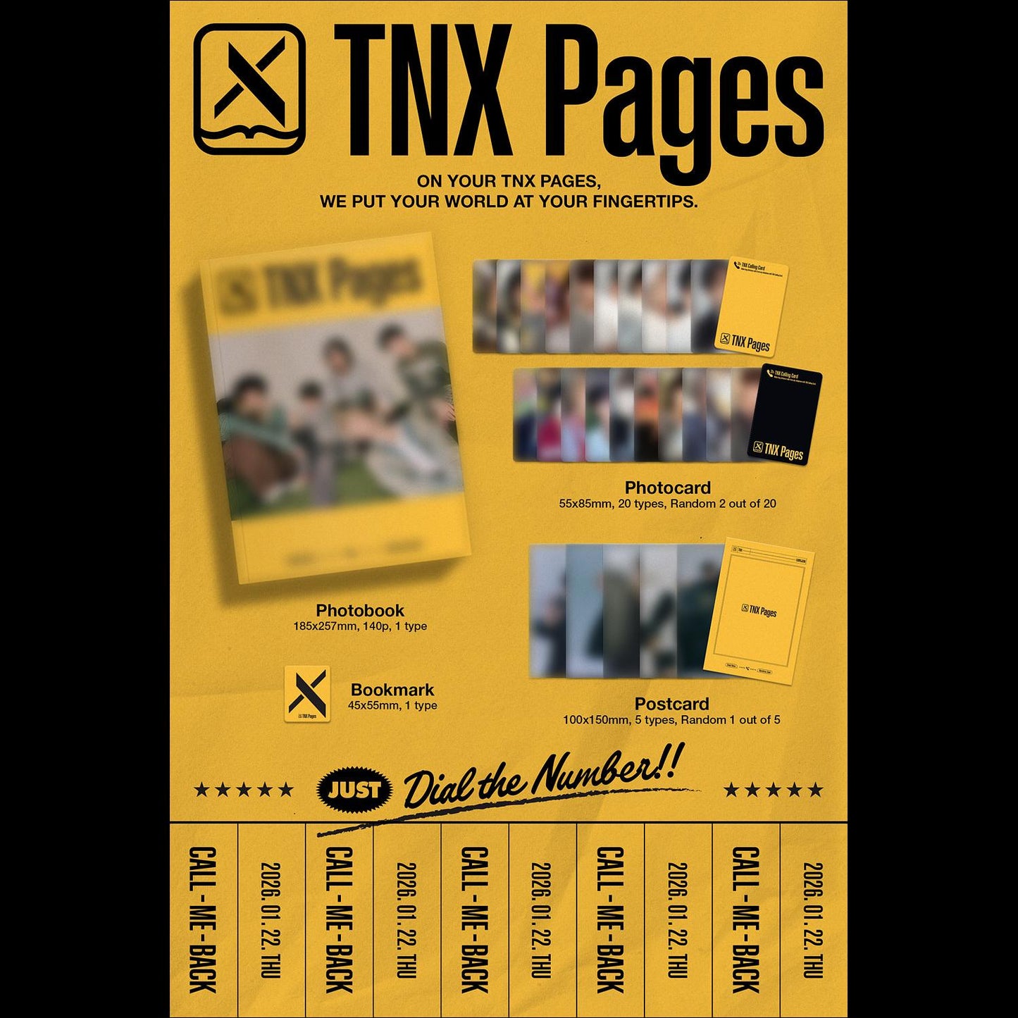 TNX [TNX Pages] PHOTOBOOK ver. Album + Free Gift