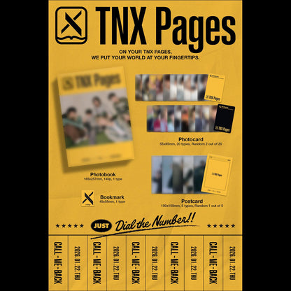 TNX [TNX Pages] PHOTOBOOK ver. Album + Free Gift