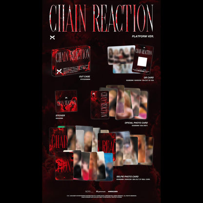 [Pre-order] X:IN Chain Reaction Platform Ver KPOP Album Sealed + Free Gift