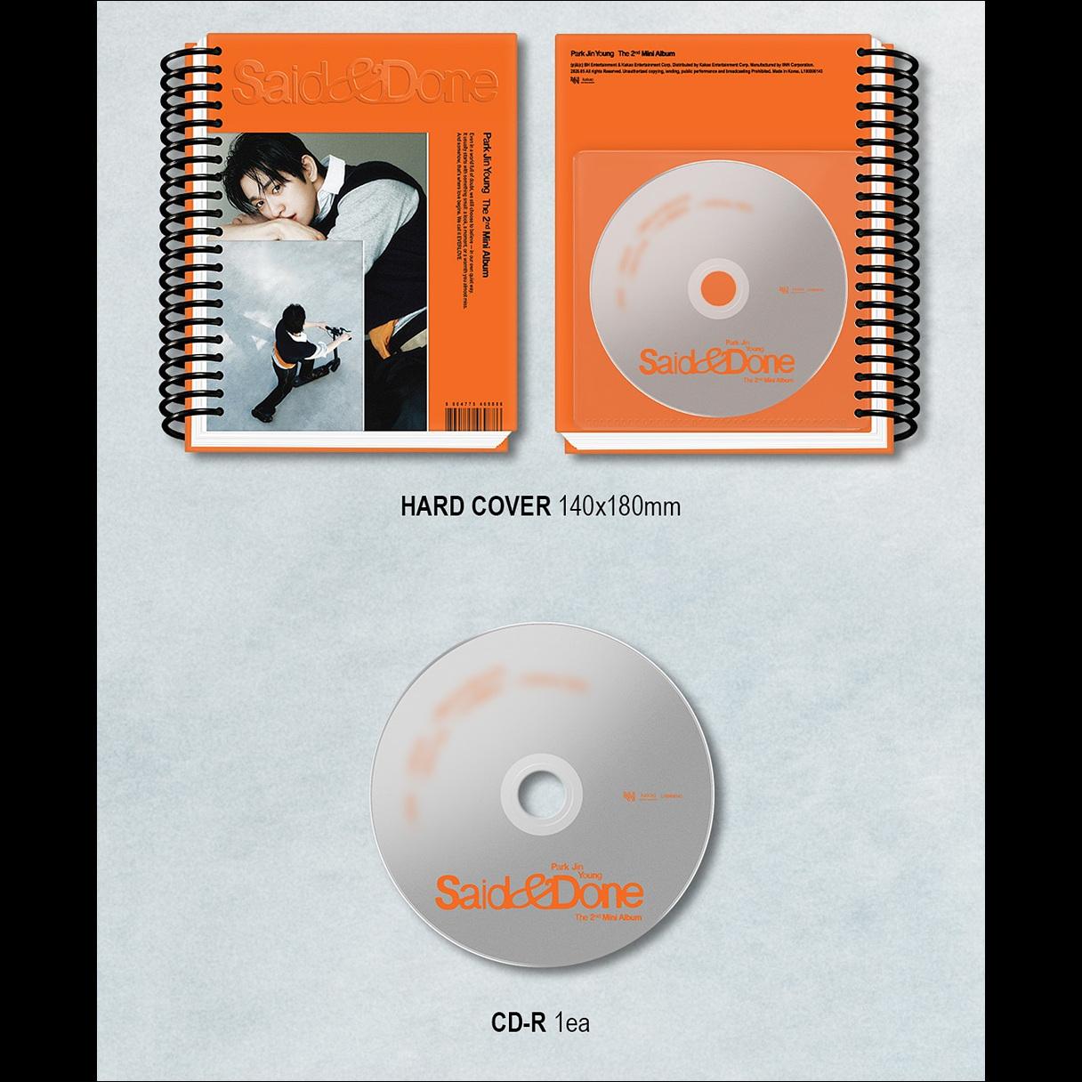 Park Jin Young (GOT7) [Said & Done] 2nd Mini Album (Archive ver.) + Free Gift
