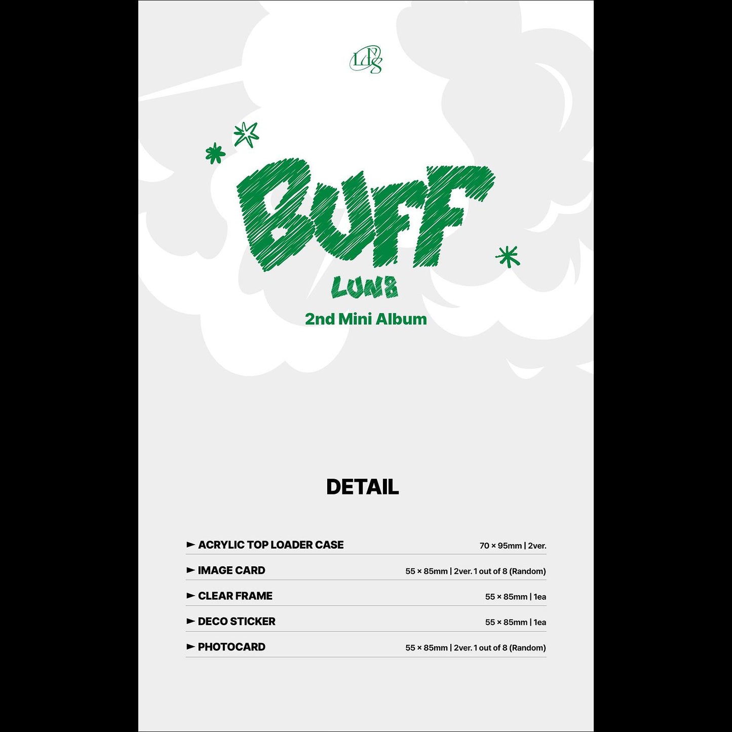LUN8 [BUFF] PLVE Album (Timecapsule ver. / Visionscope ver.)