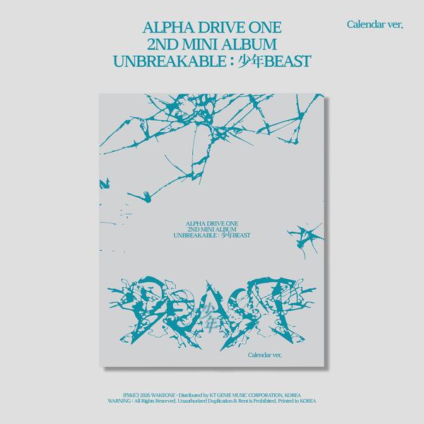 [Pre-order] ALPHA DRIVE ONE [UNBREAKABLE] BEAST_Calendar Ver. + Free Gift