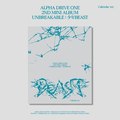[Pre-order] ALPHA DRIVE ONE [UNBREAKABLE] BEAST_Calendar Ver. + Free Gift