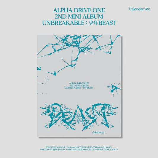 [Pre-order] ALPHA DRIVE ONE [UNBREAKABLE] BEAST_Calendar Ver. + Free Gift